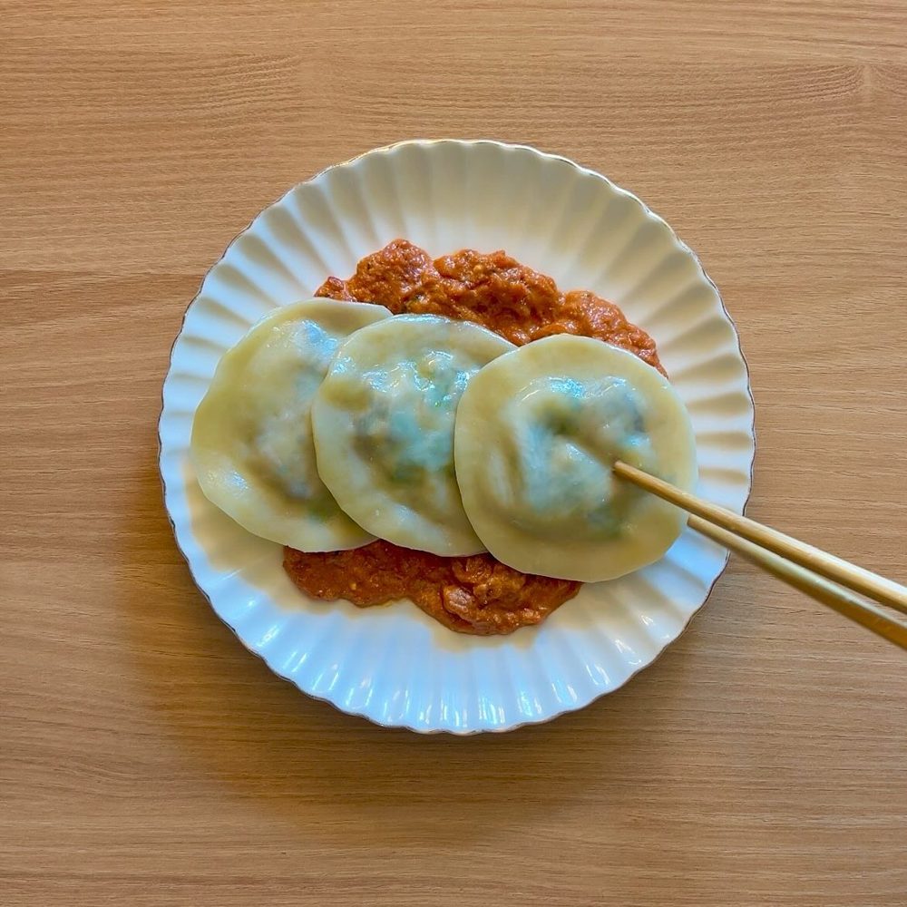 버섯라비올리 라비올리 2
