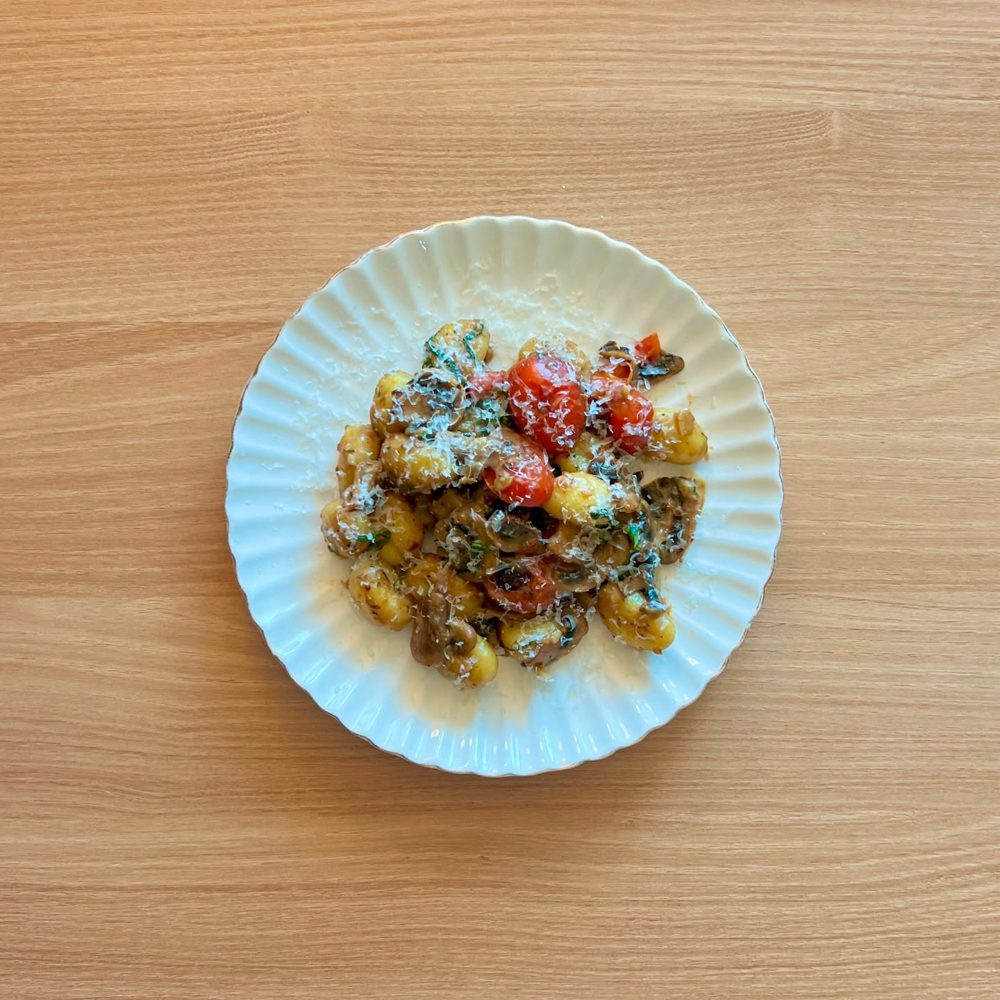 토마토버섯뇨끼 토마토 버섯