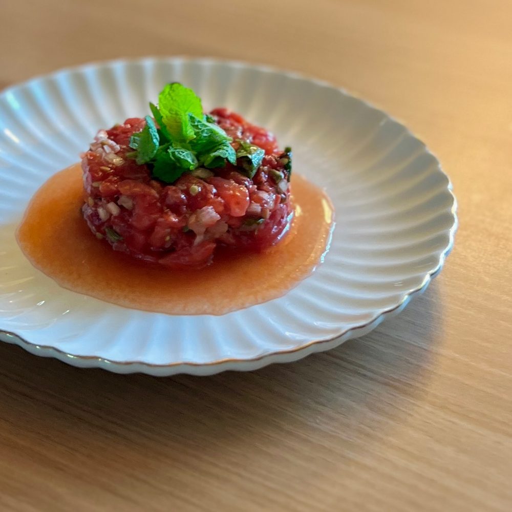 토마토타르타르 토마토