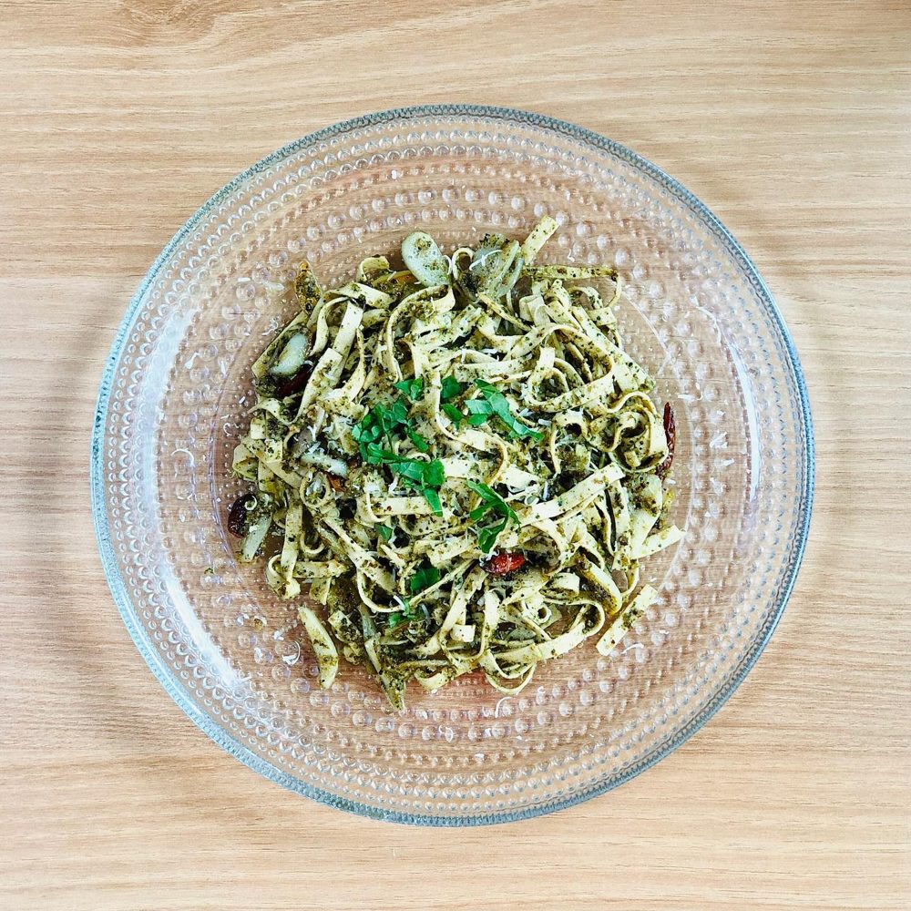 깻잎페스토파스타 파스타 깻잎