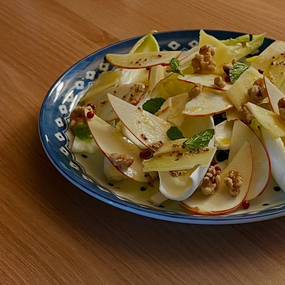 엔다이브사과샐러드 엔다이브