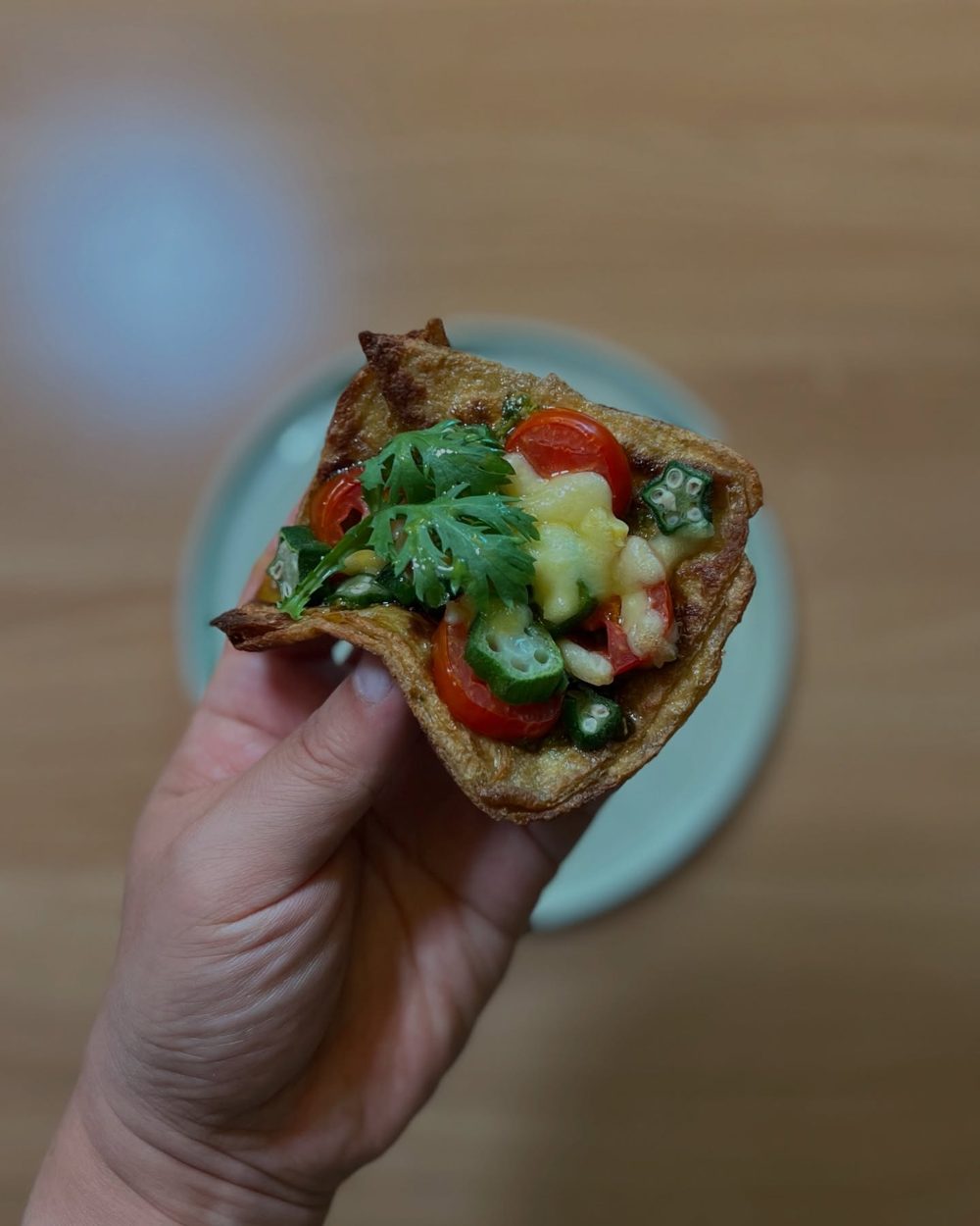유부 도우 토마토 피자 3