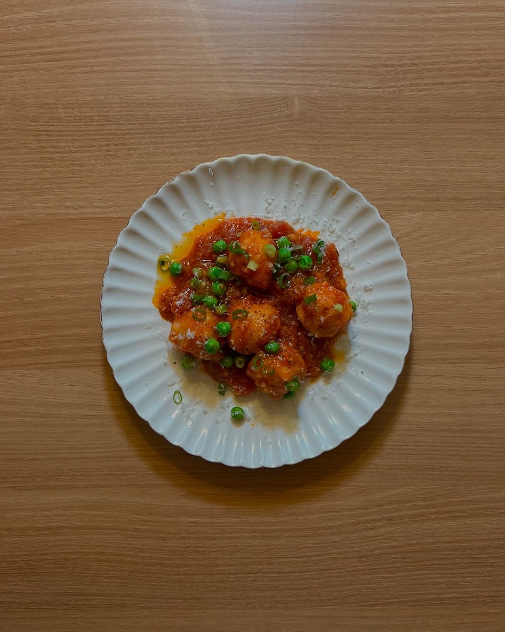 토마토 쉬림프 피시 볼