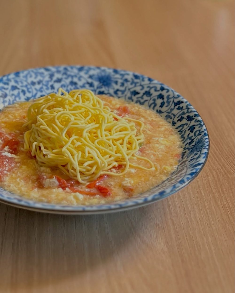 에그누들을 곁들인 걸쭉한 토마토 계란탕 3