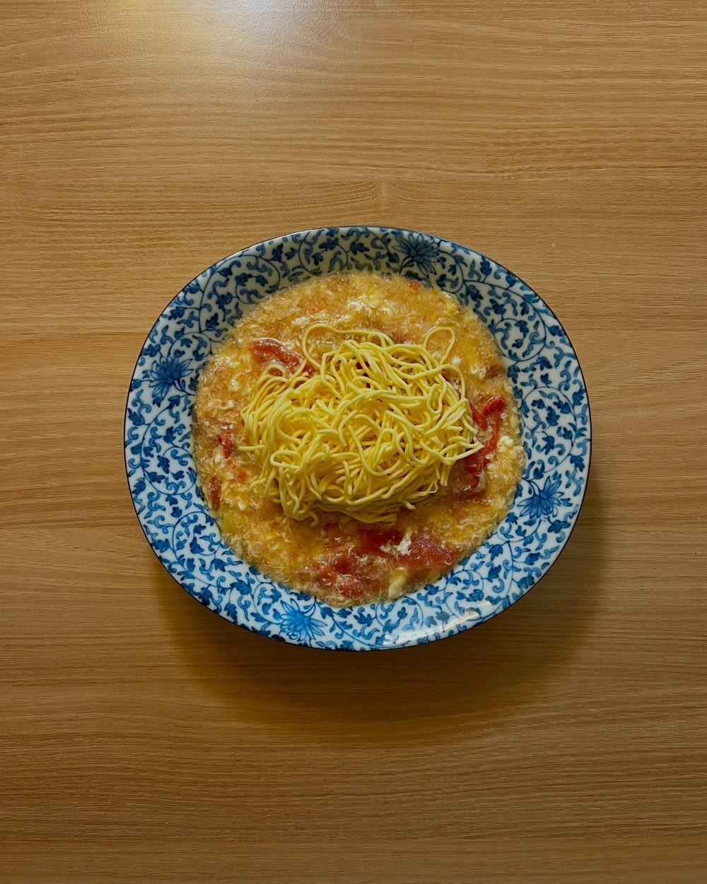 에그누들을 곁들인 걸쭉한 토마토 계란탕 4