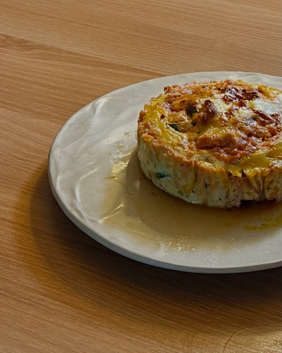 주키니 토마토 오븐 베이크 조식으로 일요일을 시작한다. 2