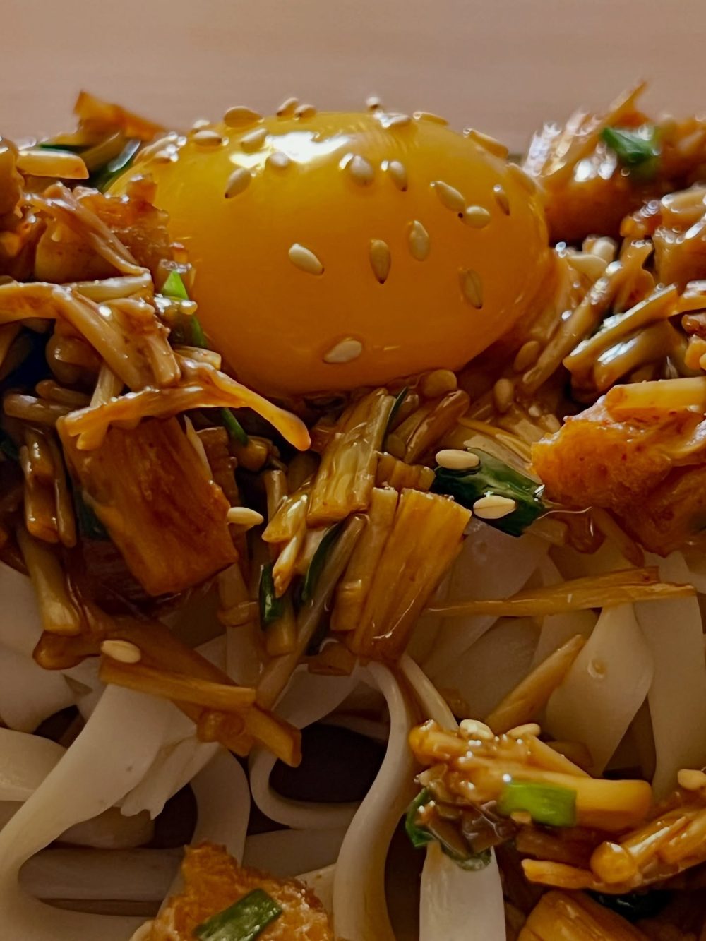 #팽이버섯두유면 2