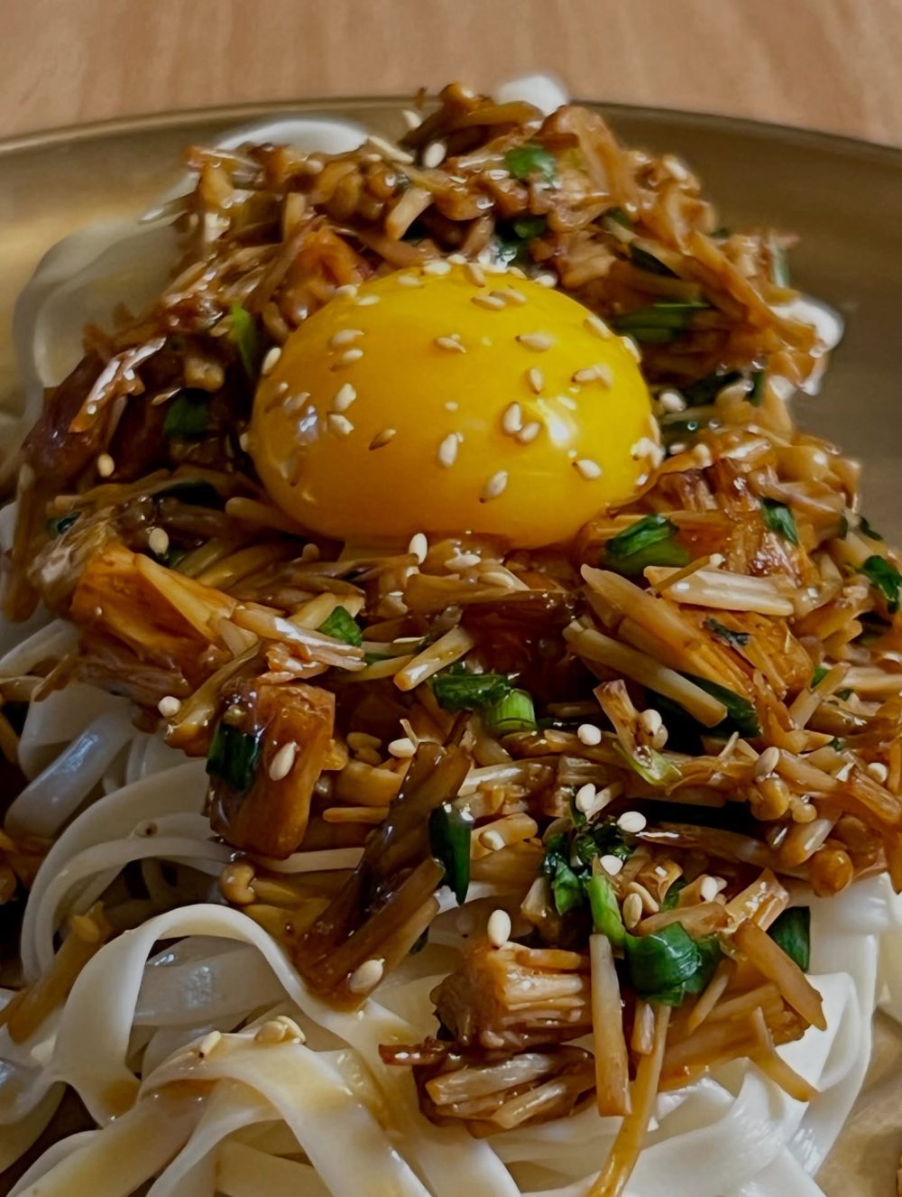 #팽이버섯두유면 4