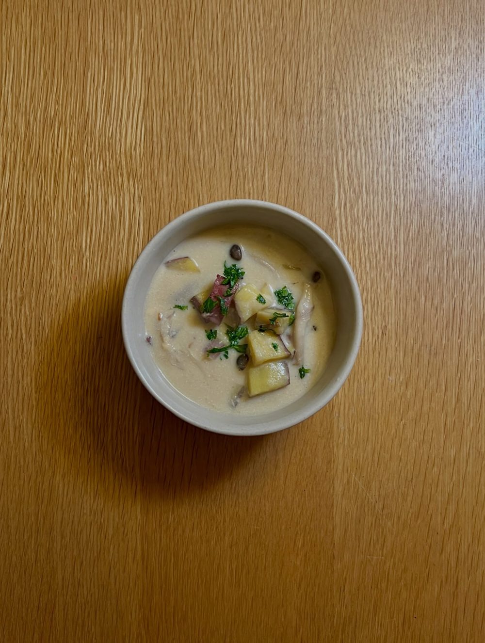 sweet potato 미소 두유 수프 4