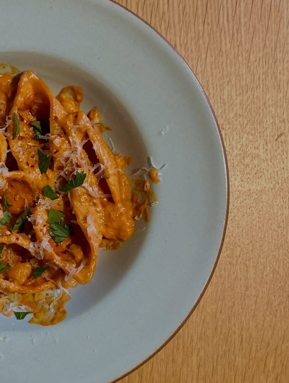 조식이니까 조금만 스파이시하게, 돼지갈비 재질, 보드카 콘낄리에 Spicy Vodka Conchiglie 2