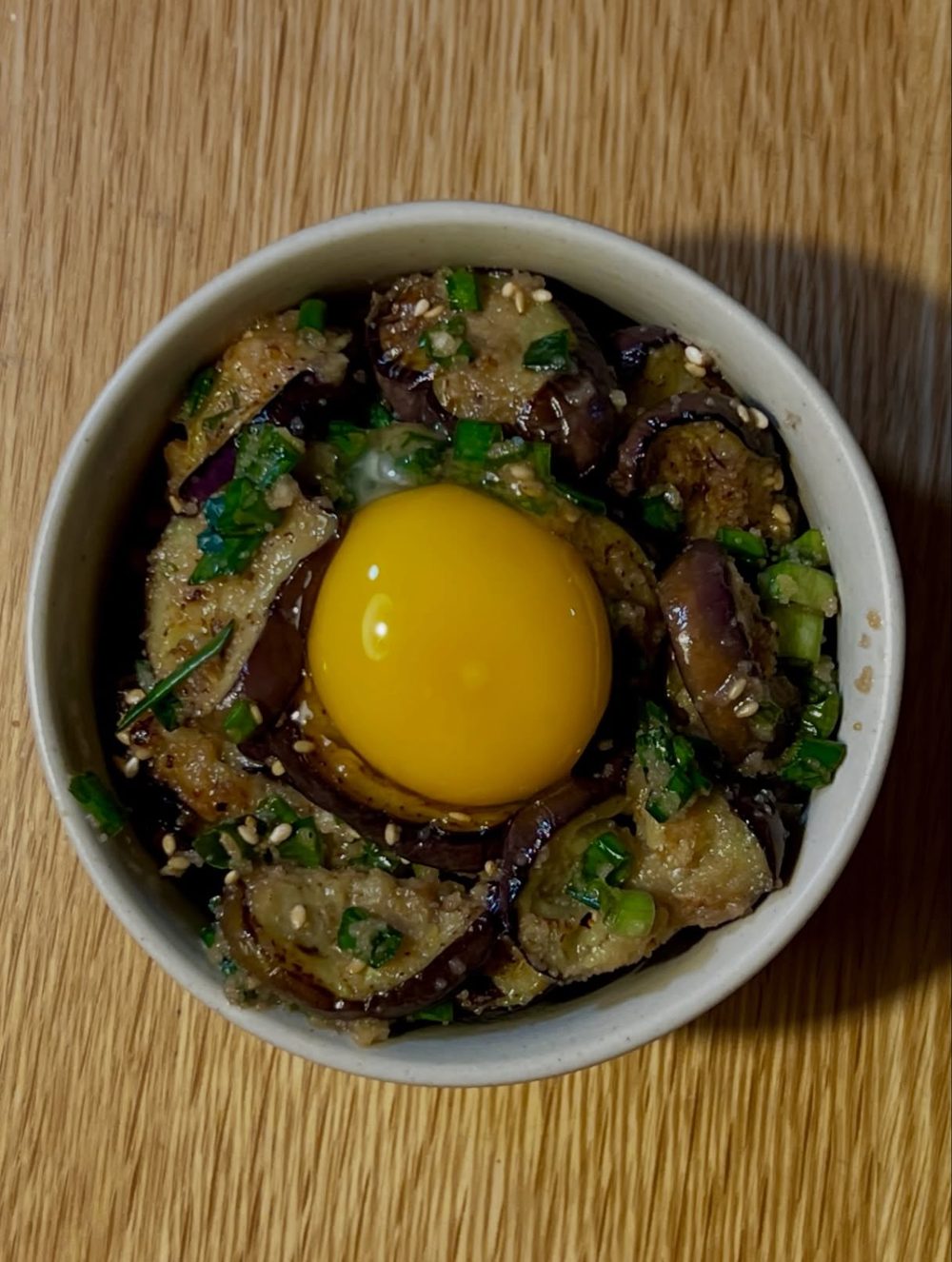 명란 가지 덮밥 Mentaiko Eggplant Don 4