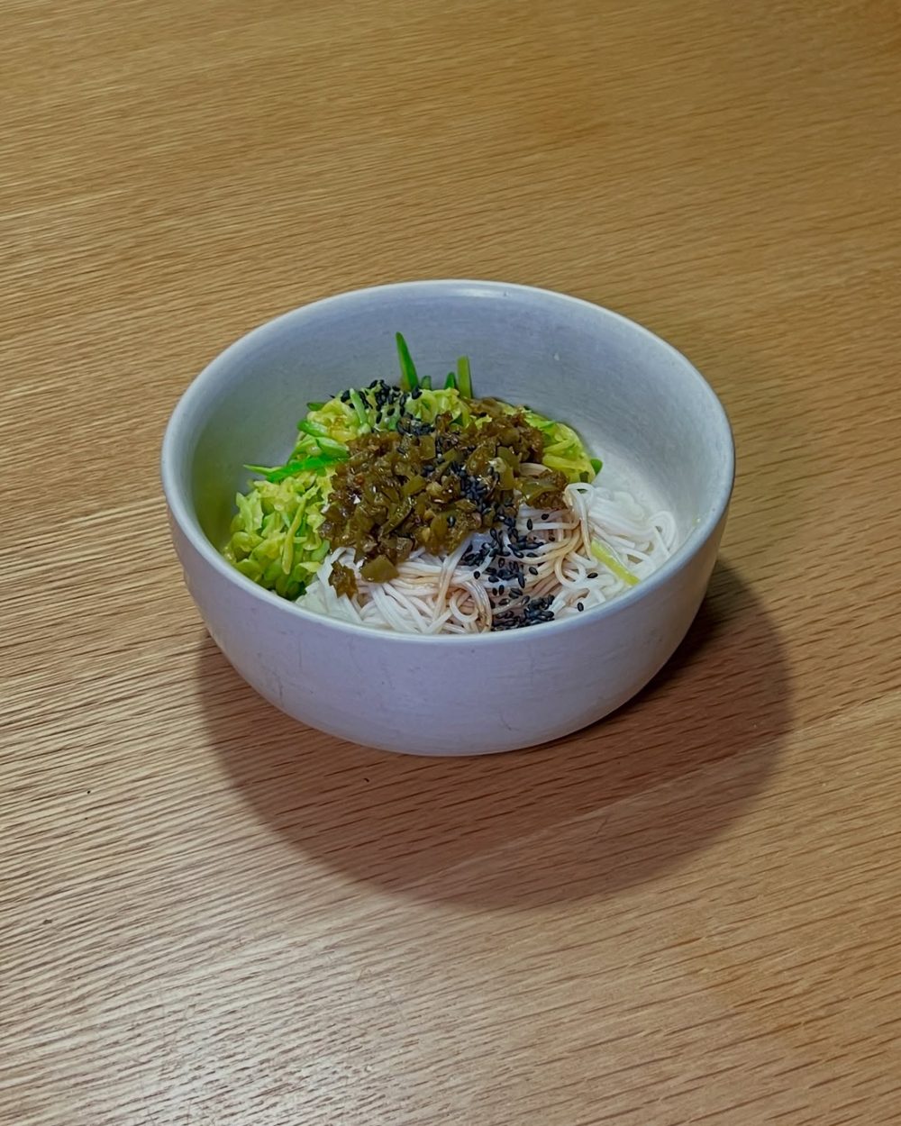 애호박 고추장아찌 비빔국수
