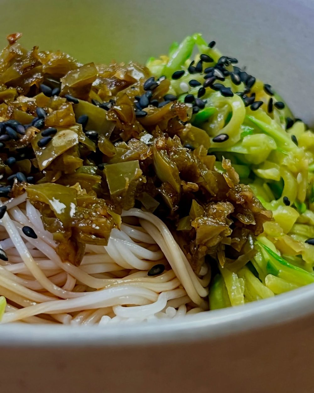 애호박 고추장아찌 비빔국수 2