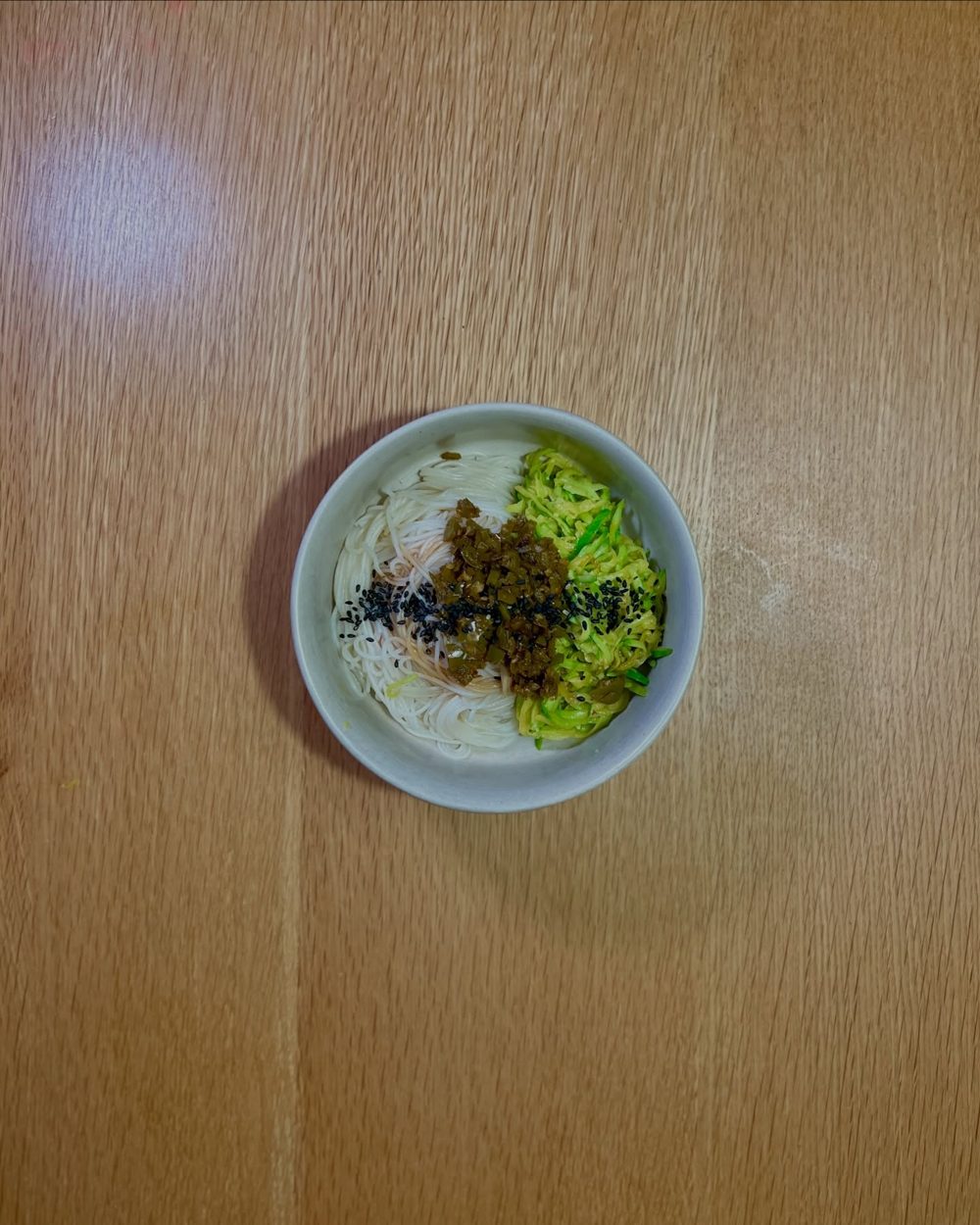애호박 고추장아찌 비빔국수 4
