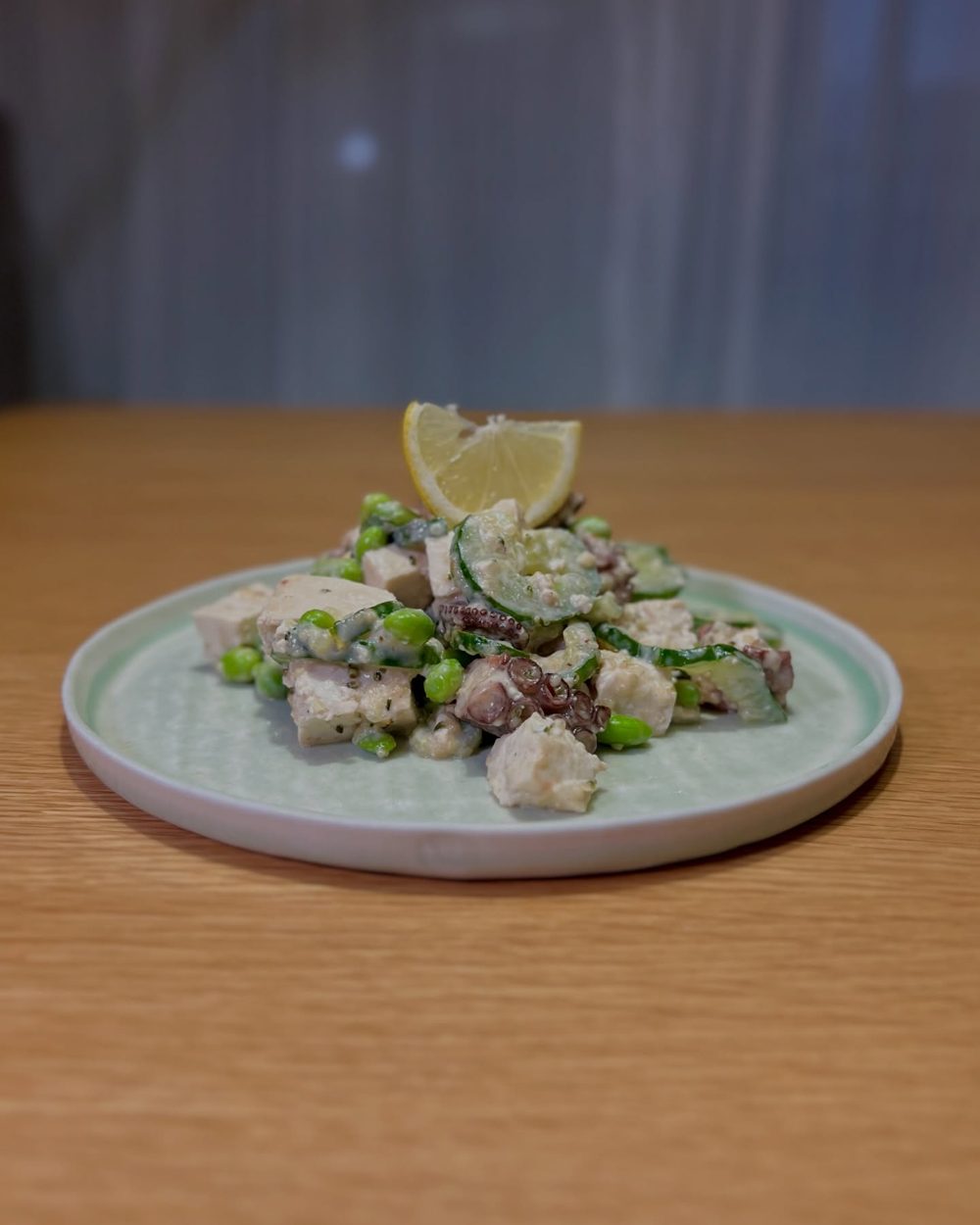 문어 풋콩 두부 샐러드 Octopus Adamame Tofu Salad