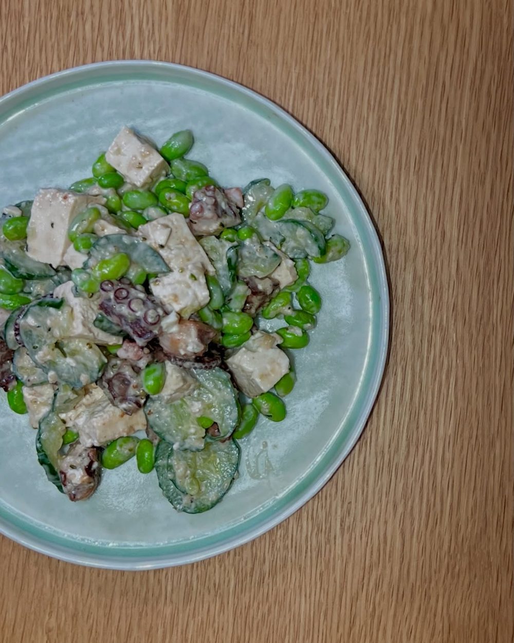 문어 풋콩 두부 샐러드 Octopus Adamame Tofu Salad 2