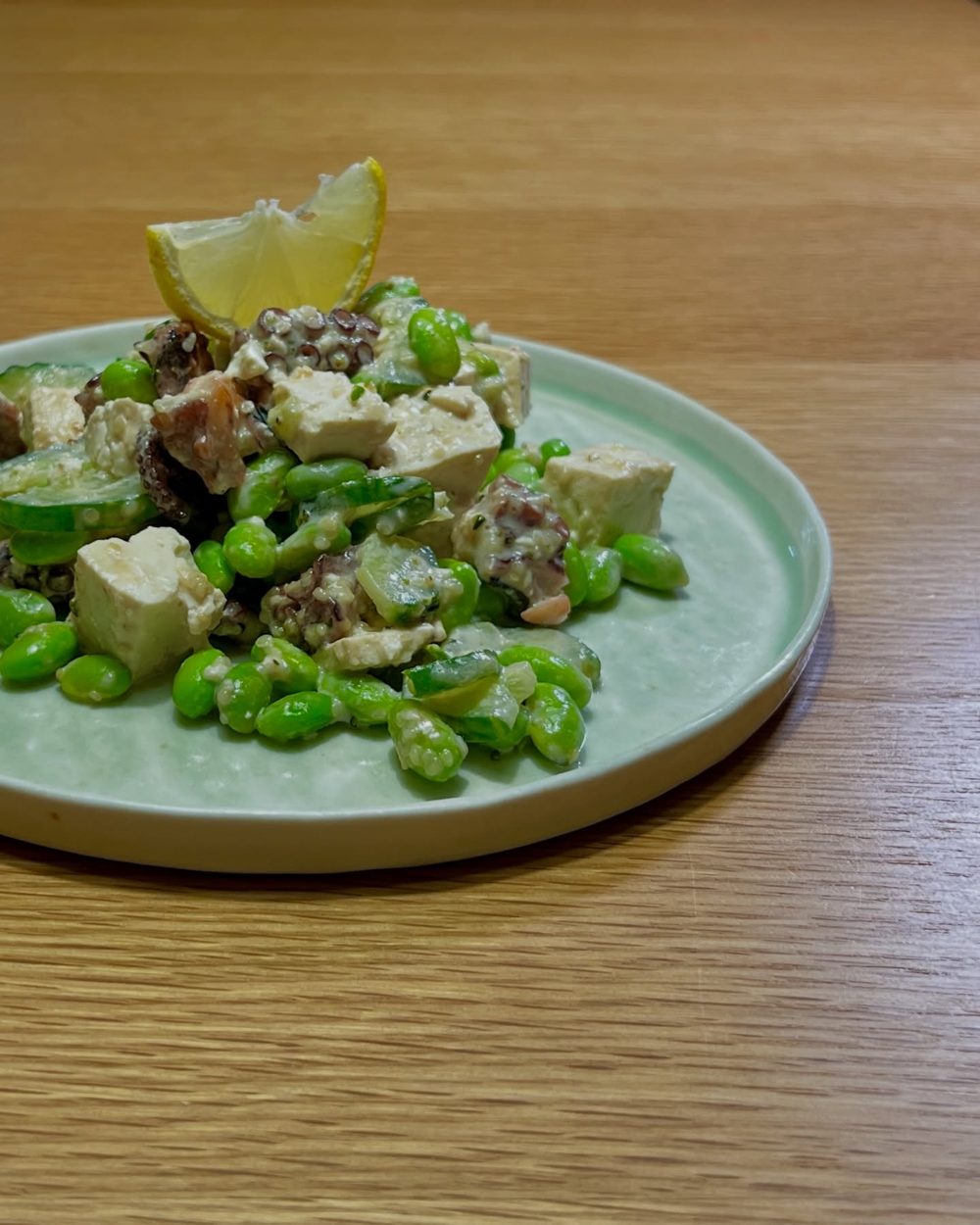 문어 풋콩 두부 샐러드 Octopus Adamame Tofu Salad 3