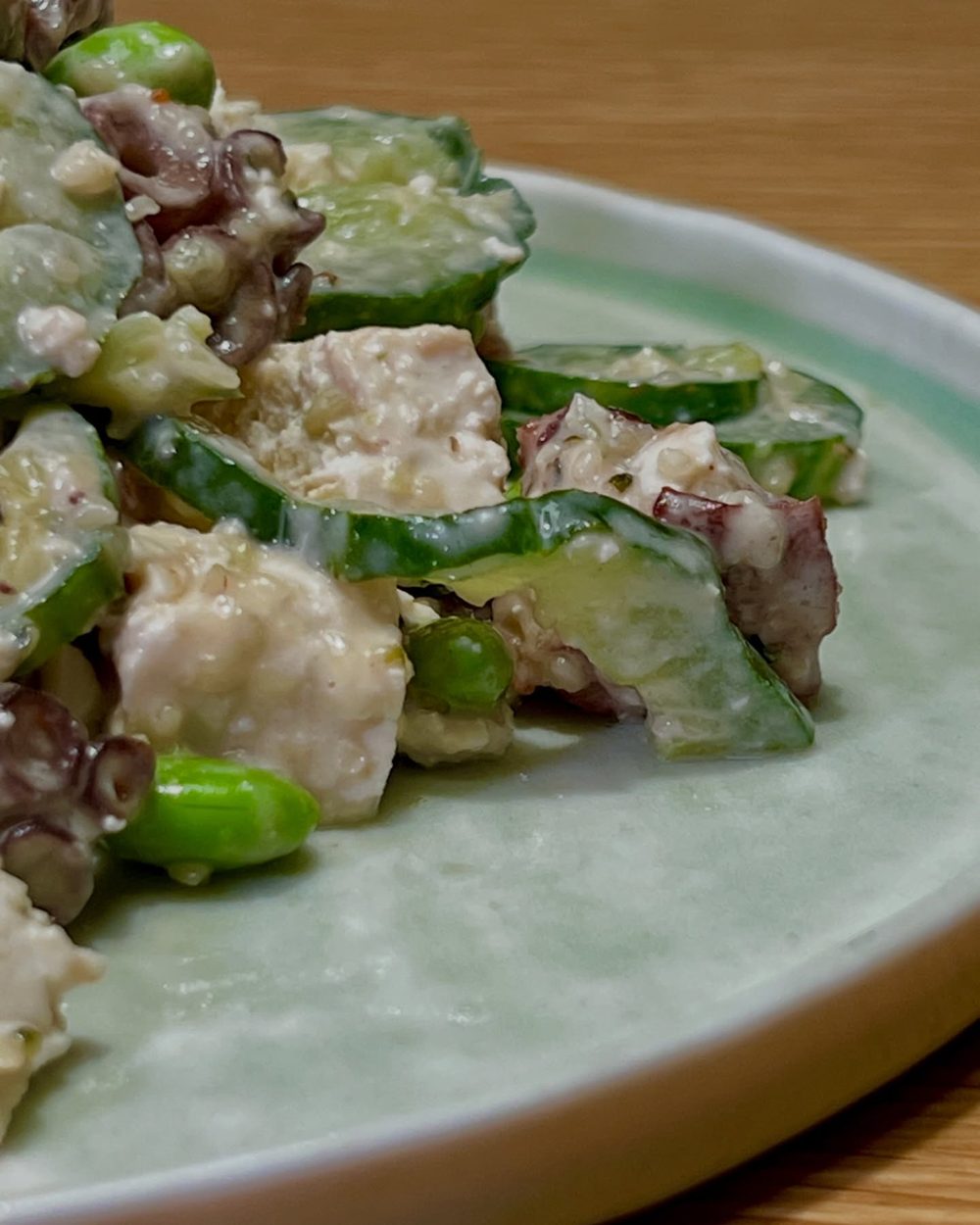 문어 풋콩 두부 샐러드 Octopus Adamame Tofu Salad 4
