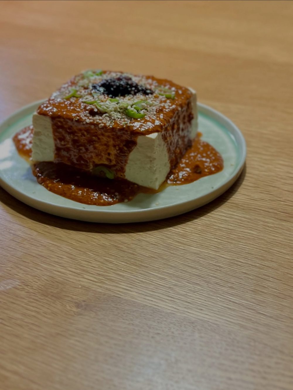 스파이시 참깨 두부 Spicy Sesame Tofu 3