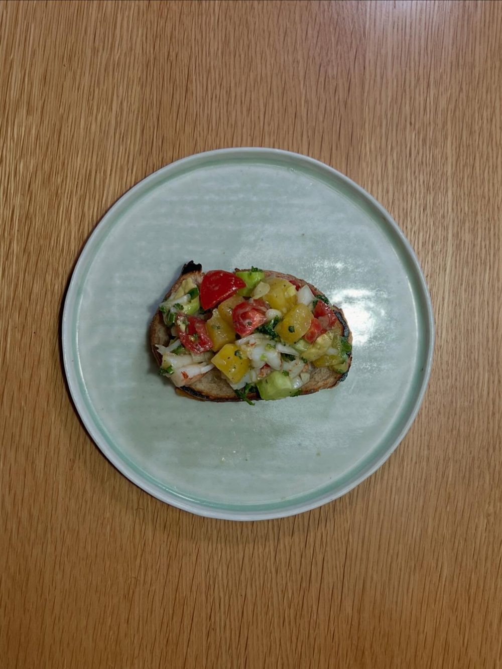 트로피컬 새우 사워도우 토스트 Tropical Shrimp Sourdough Toast 3