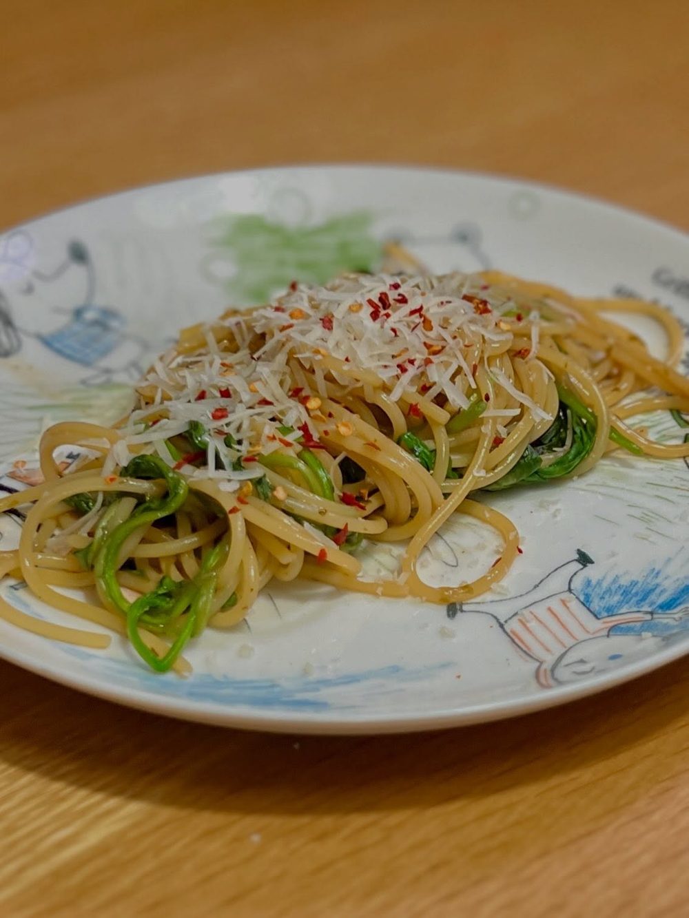 시오콤부 시금치 파스타 Shio Kombu Spinach Pasta 3