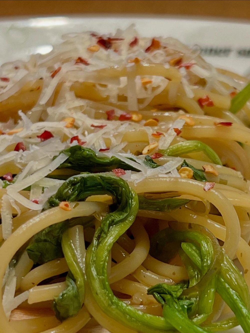 시오콤부 시금치 파스타 Shio Kombu Spinach Pasta 4