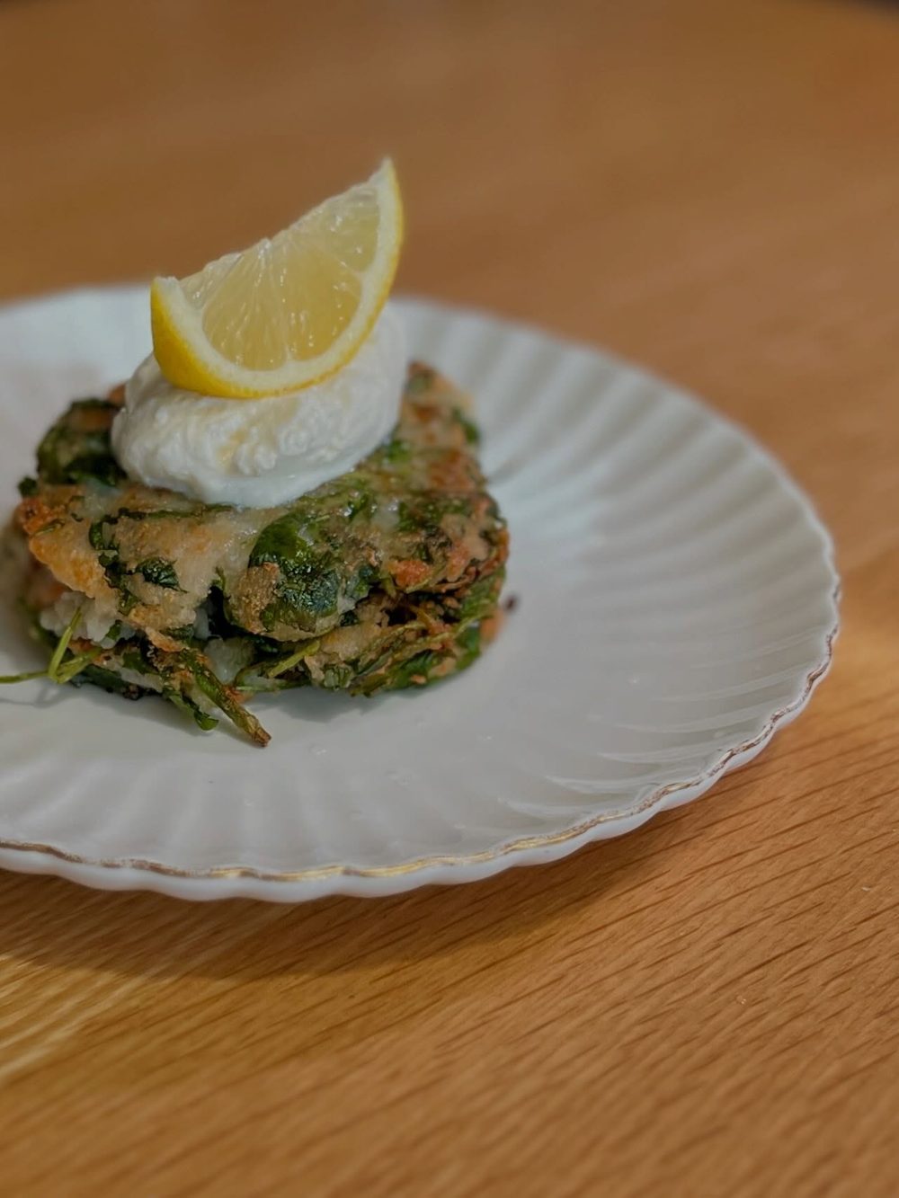 쑥연근전 Mugwort Lotus Root Jeon