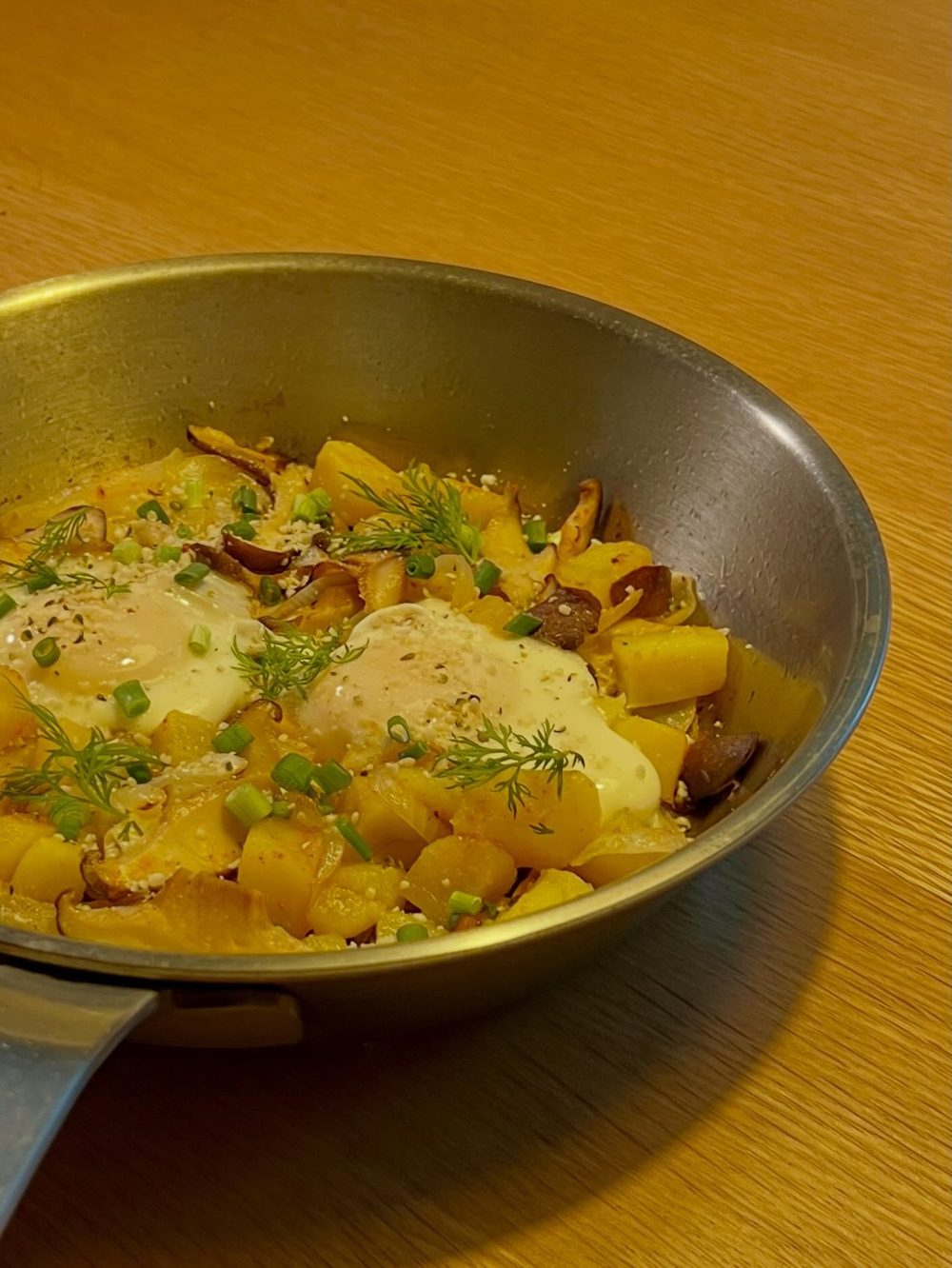 버터향 가득 버섯과 감자 Buttered Pan-Fried Mushroom Potato