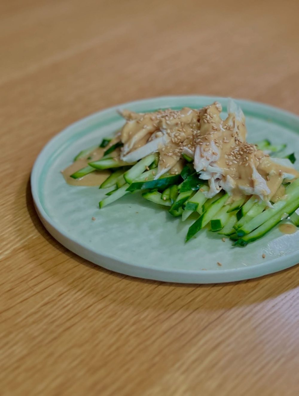 포칭 닭가슴살 오이 샐러드 Poached Chicken Breast Cucumber Salad 3