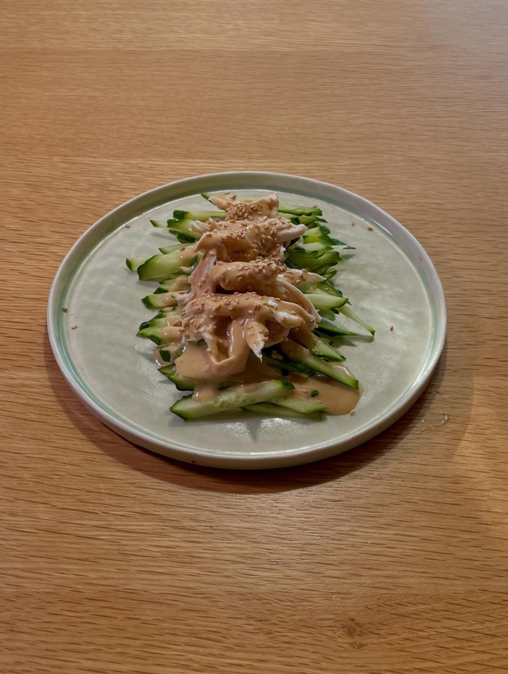 포칭 닭가슴살 오이 샐러드 Poached Chicken Breast Cucumber Salad 4