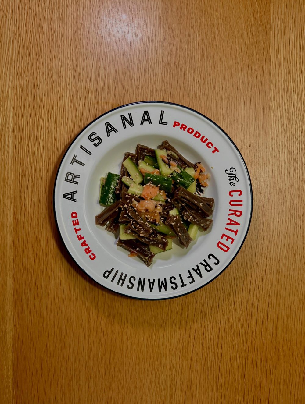 밖에 안되는 쫄깃쫄깃 묵말랭이 훈제연어 샐러드 Acorn Jelly & Smoked Salmon Salad 2