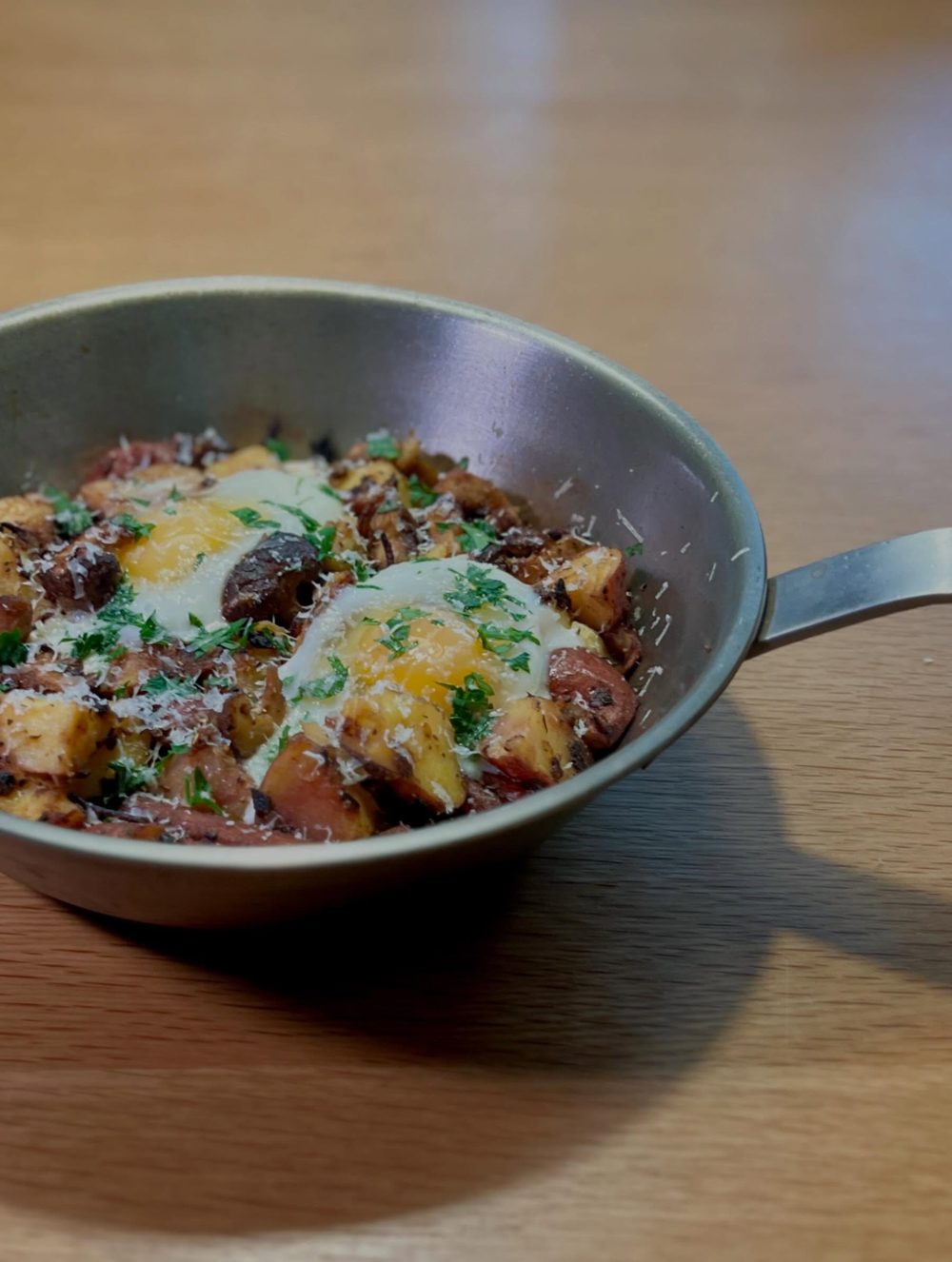 원팬 감자 버섯 샐러드 One Pan Red Potato, Vodam Songi Mushroom & Egg  2