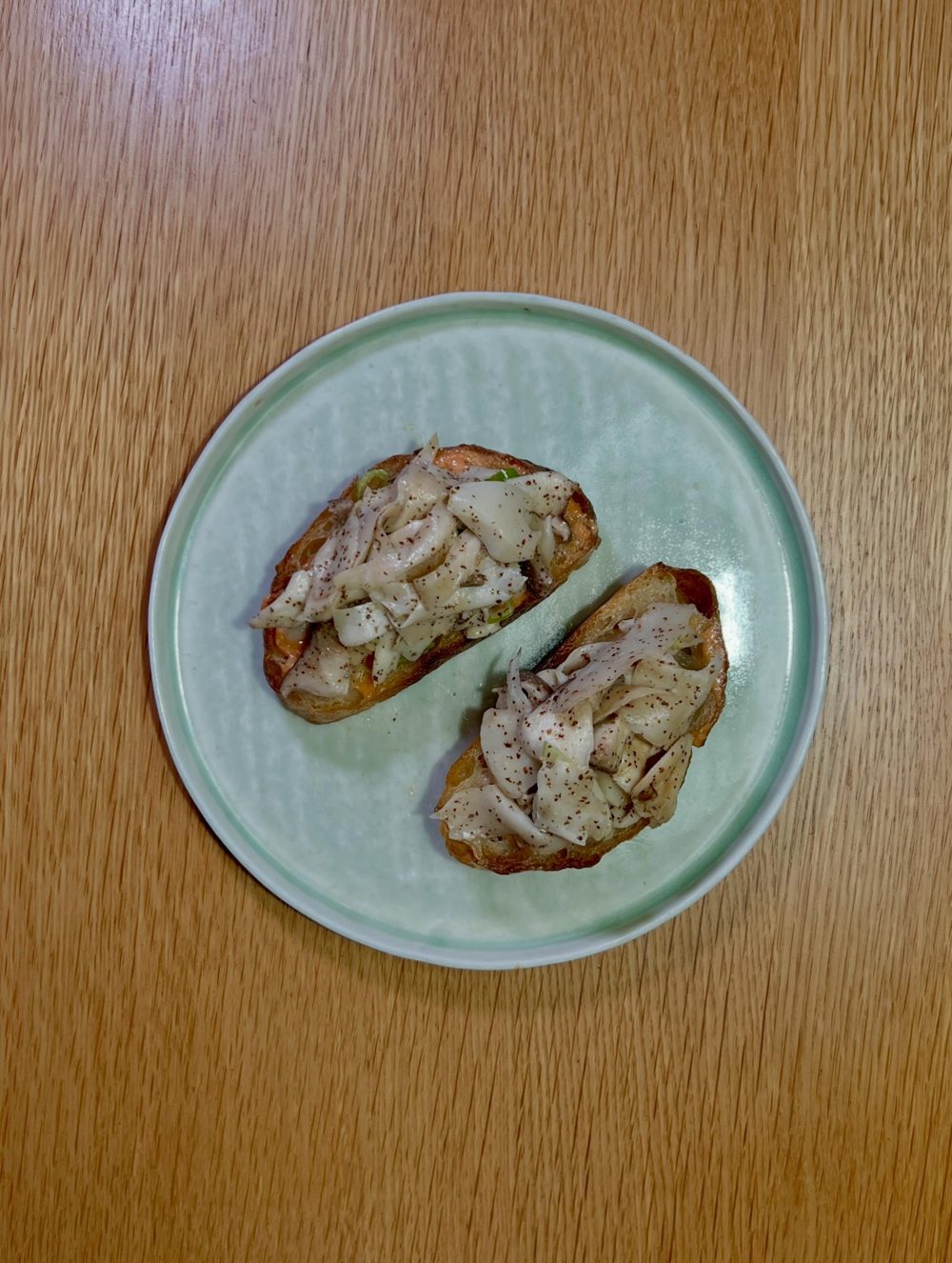 사워도우 치아바타 토스트 Caviar & King Oyster Mushroom Sourdough Ciabat 3