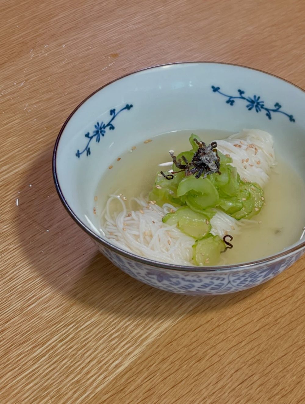 레몬은 보이지 않지만 여름의 맛, 레몬 오이 냉소면 Lemon Cucumber Cold Somen 2
