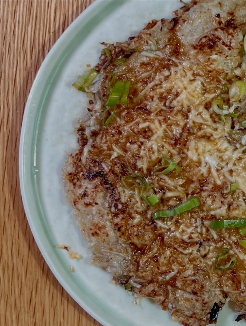 파마산치즈 무전 Parmesan cheese Korean radish pancake