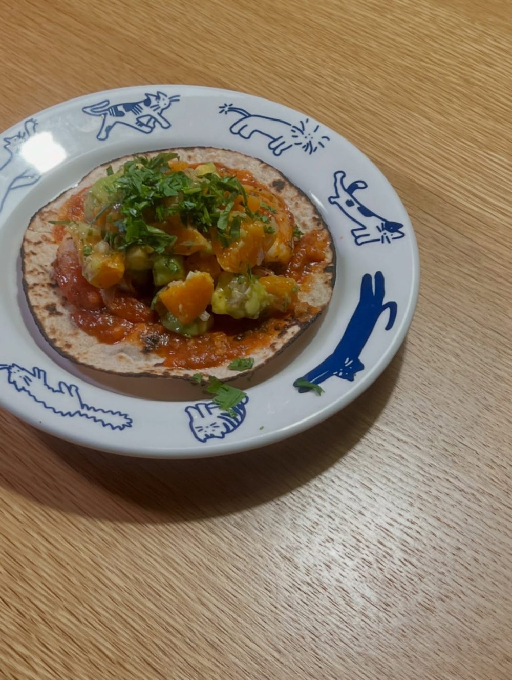 #타코 Apricot Salsa Taco