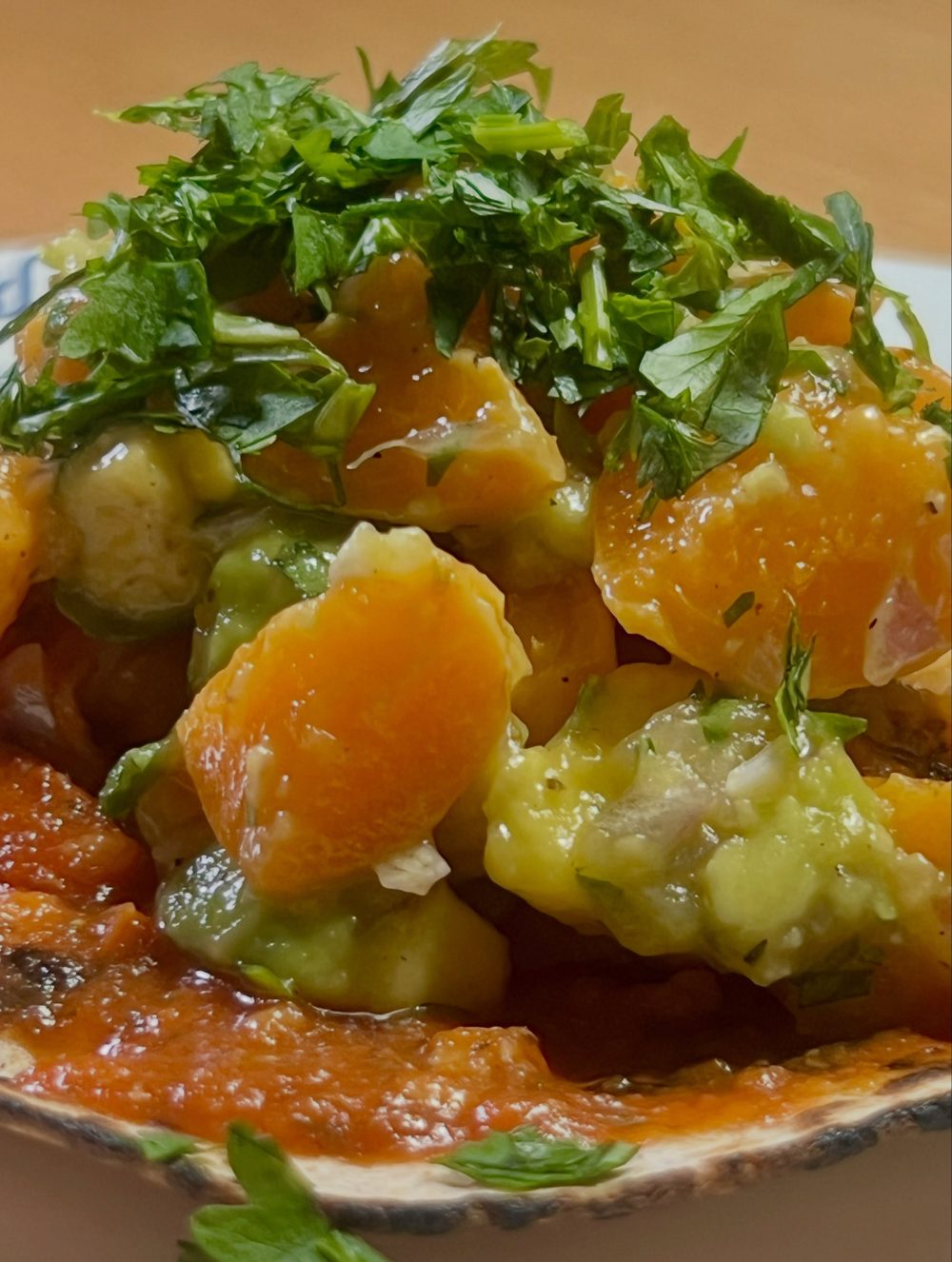 #타코 Apricot Salsa Taco 2