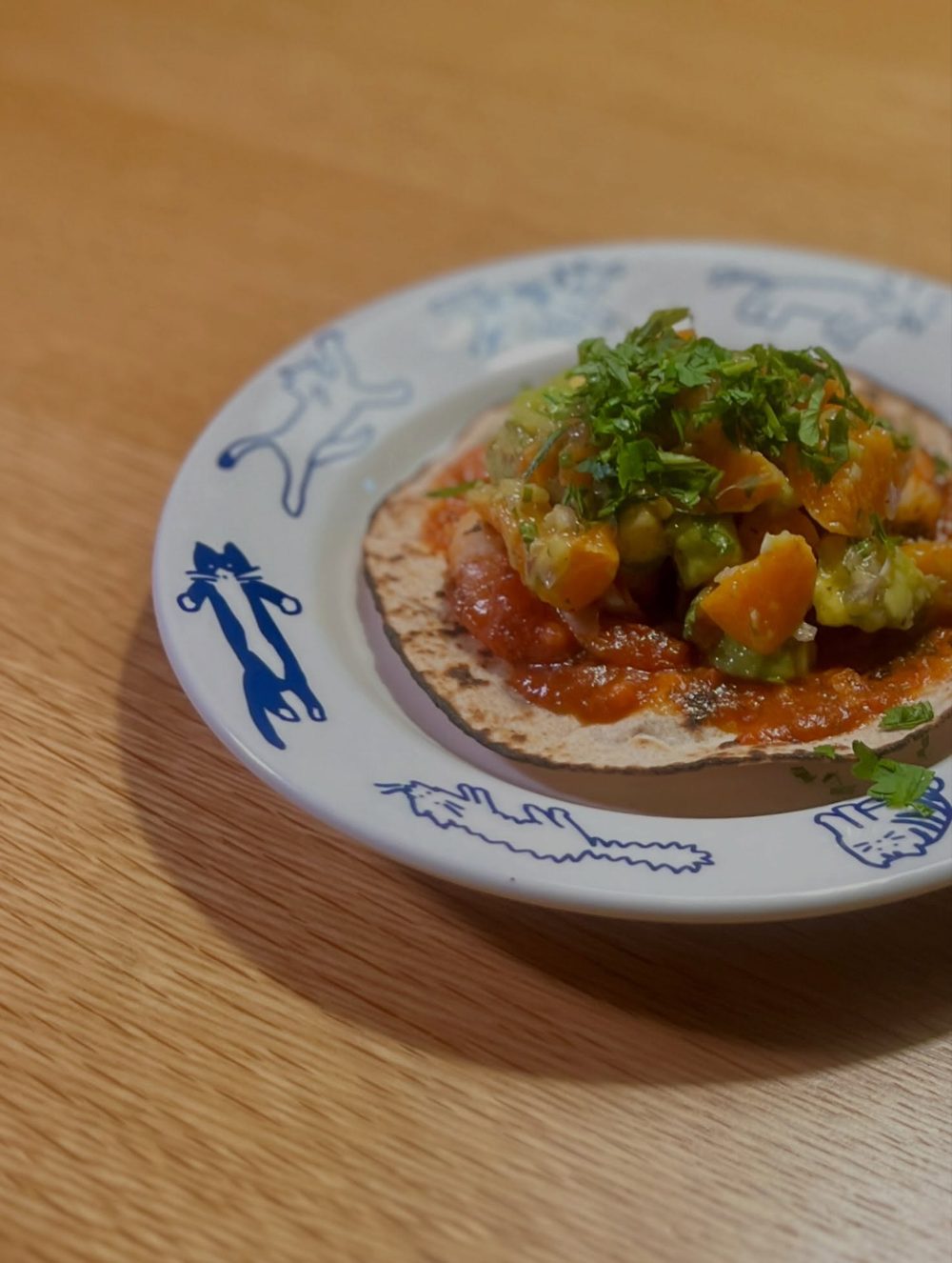 #타코 Apricot Salsa Taco 3
