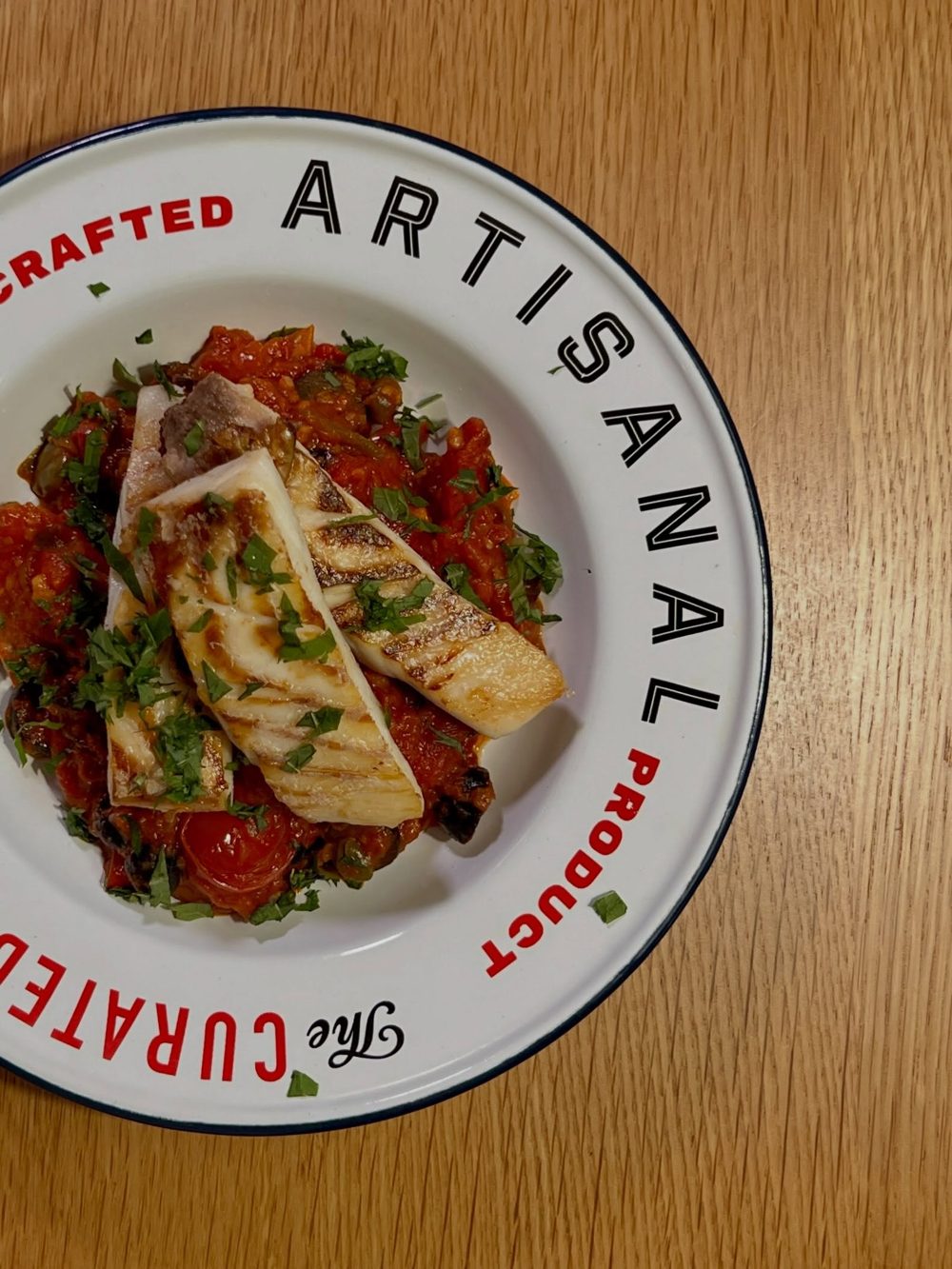 푸타네스카 소스 광어 스테이크 Flatfish Puttanesca