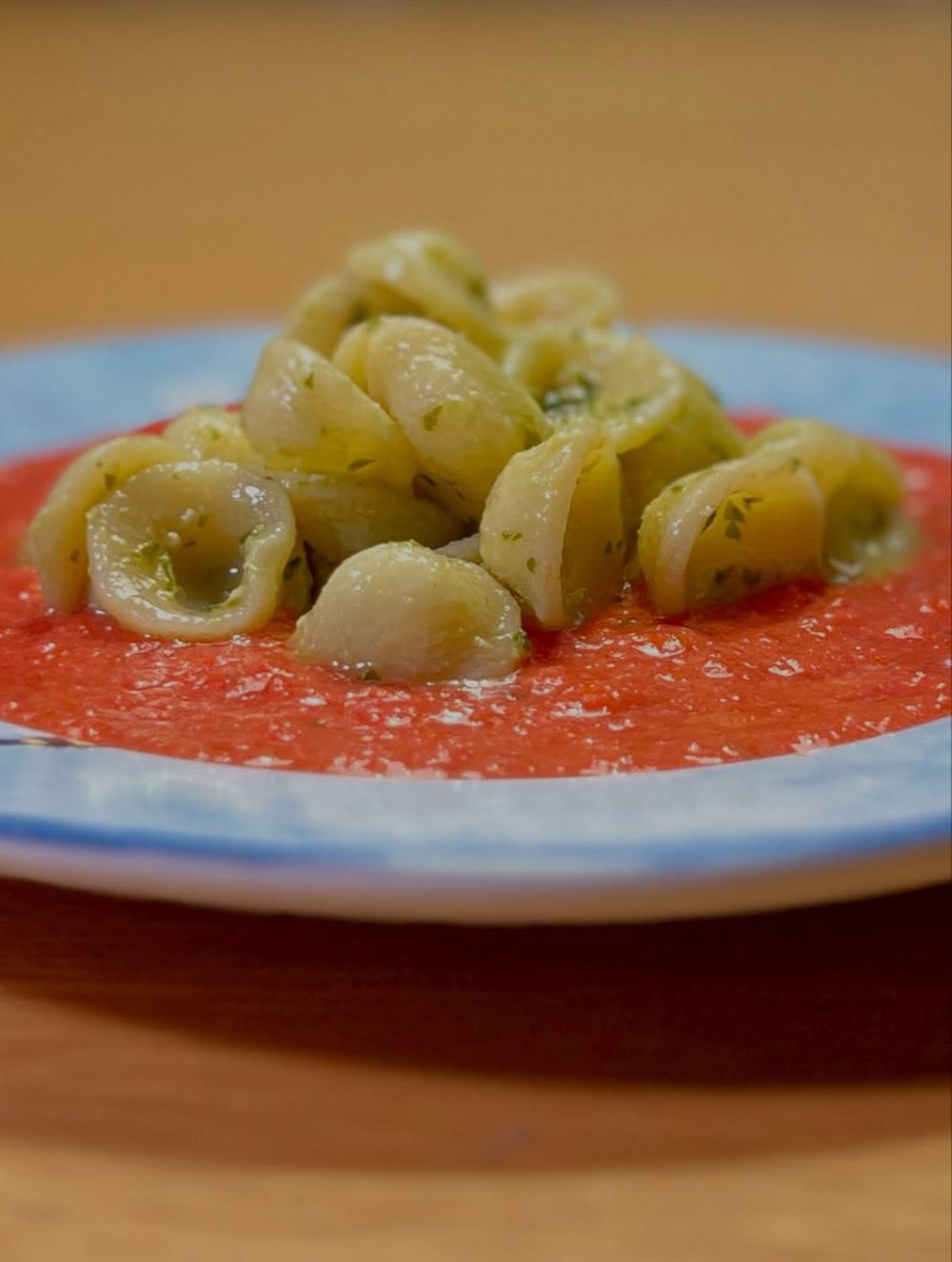 시원한 토마토를 곁들인 바질 콜드 오레키에테 Basil Cold Orecchiette 3