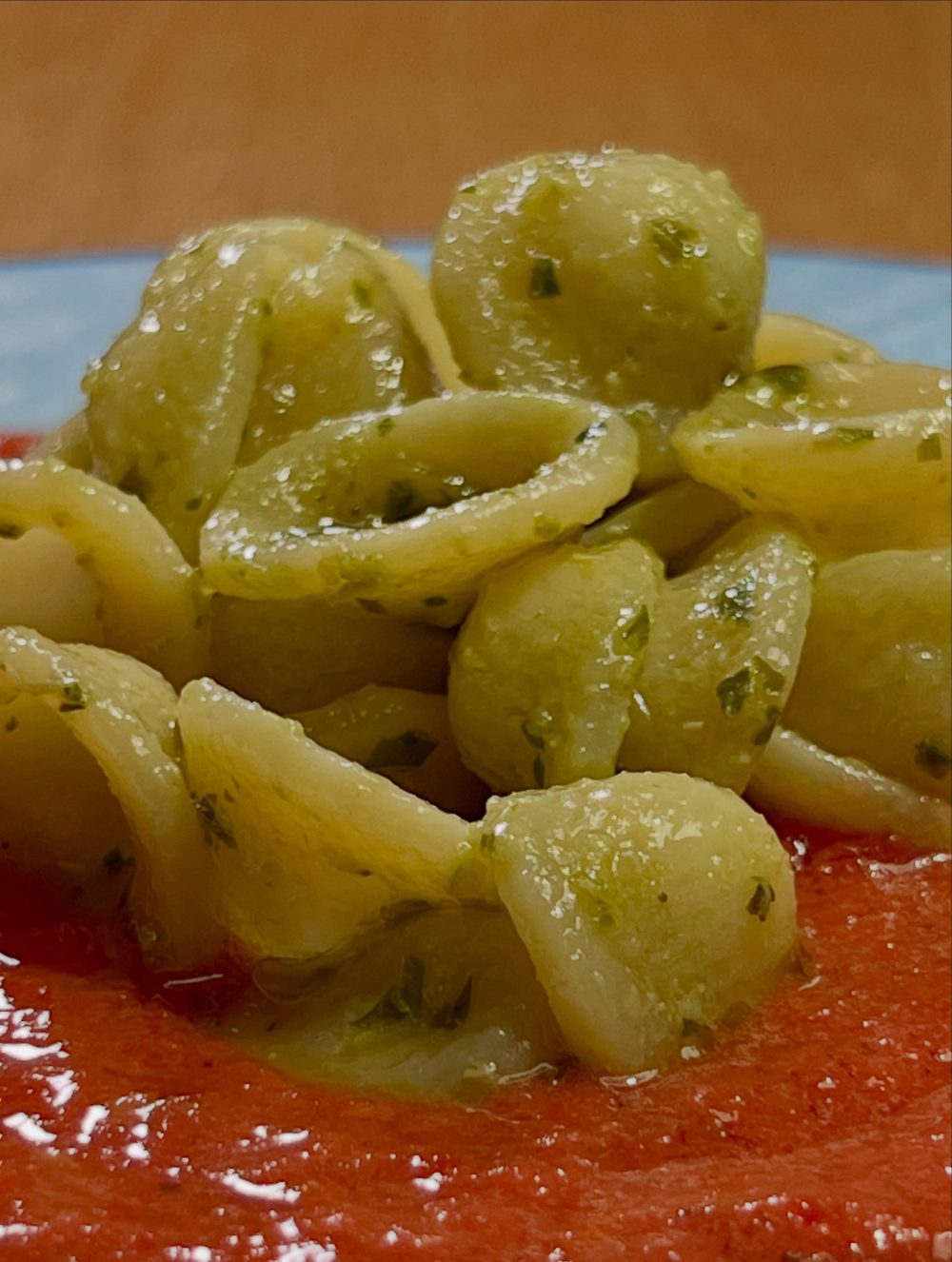 시원한 토마토를 곁들인 바질 콜드 오레키에테 Basil Cold Orecchiette 4