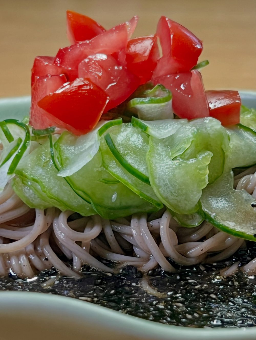 흑임자 메밀면 Black sesame buckwheat noodles 4