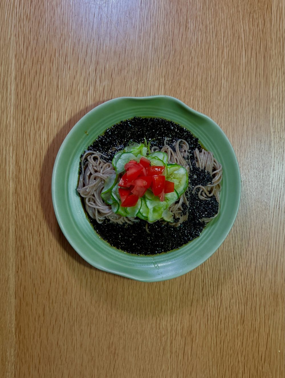 흑임자 메밀면 Black sesame buckwheat noodles 5