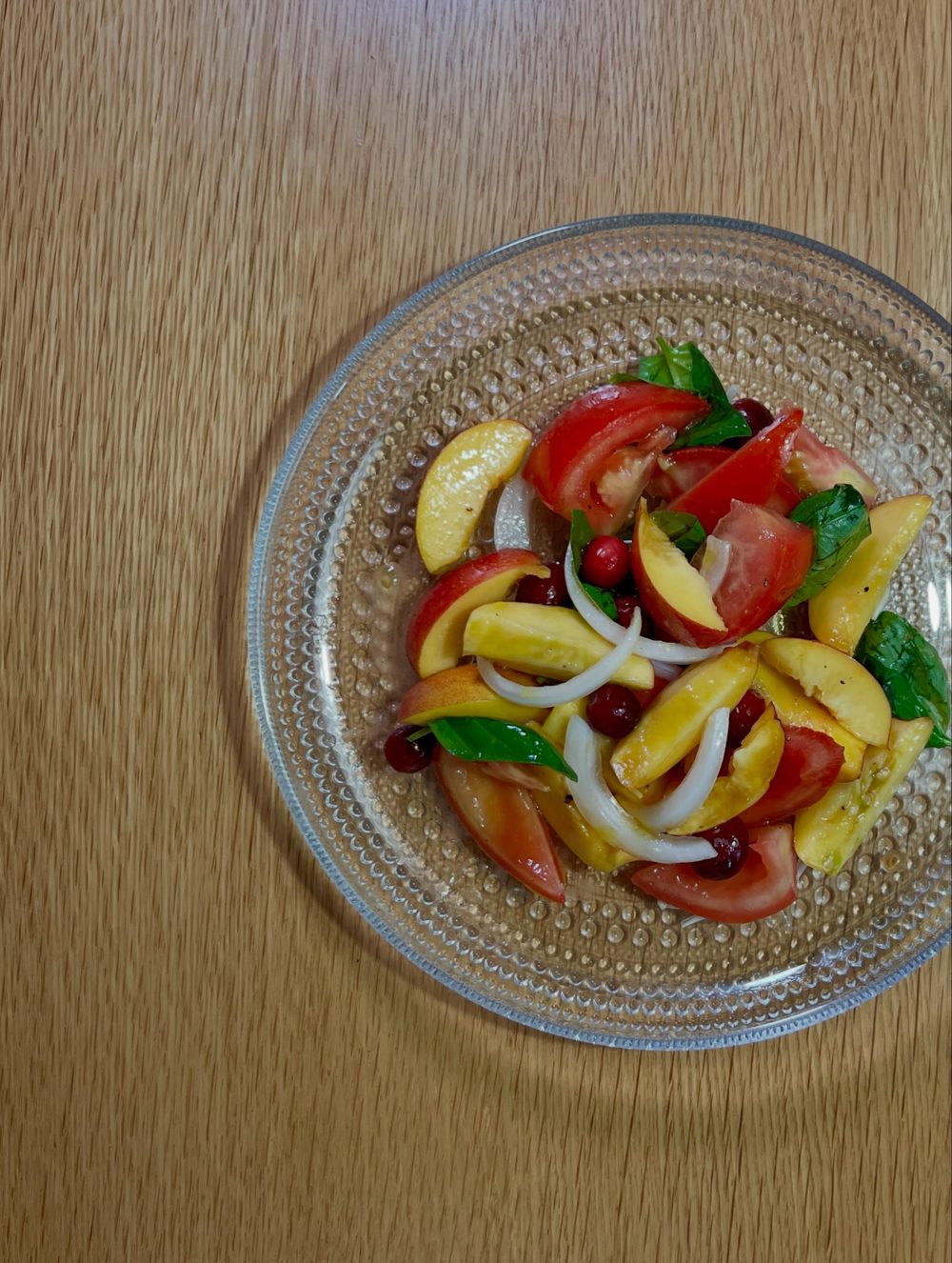 복숭아 토마토 샐러드 Peach Tomato Salad
