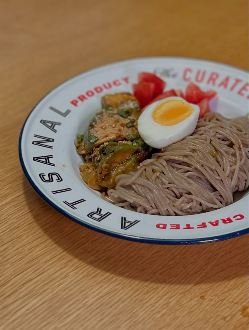 간장 드레싱에 마리네이드 한 아보카도 냉소바 Soy-Marinated Avocado Cold Soba 3