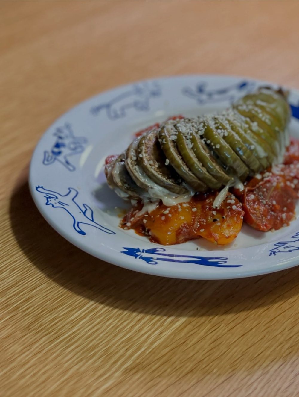 Havarti-Stuffed Eggplant with Tomato Sauce 3