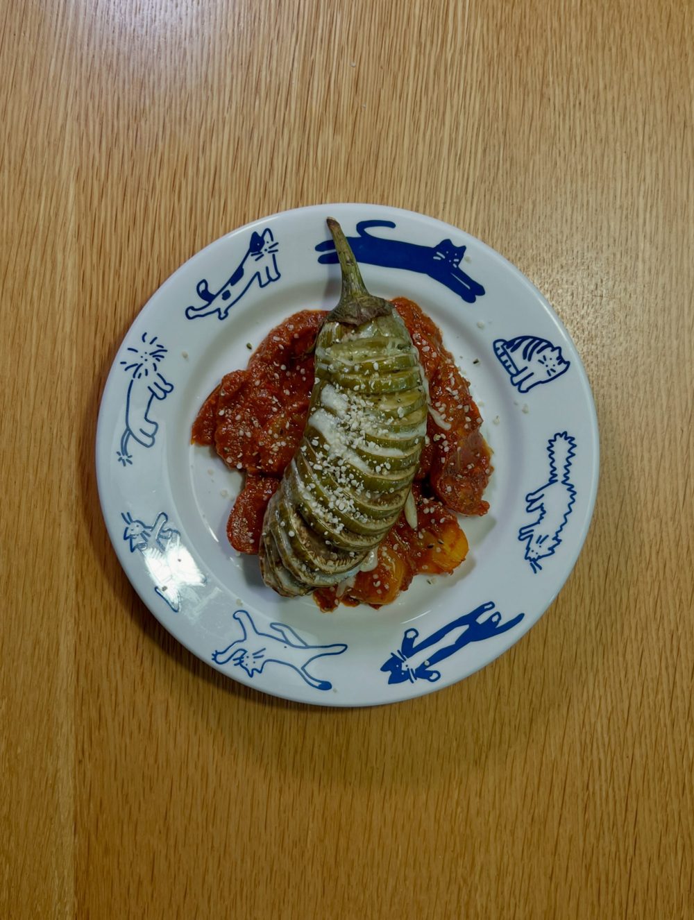 Havarti-Stuffed Eggplant with Tomato Sauce 5