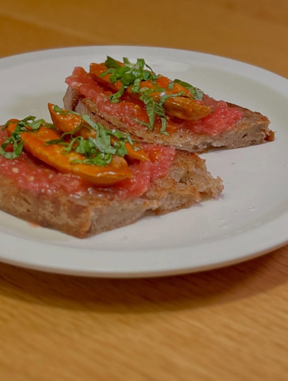 Pan con Tomate