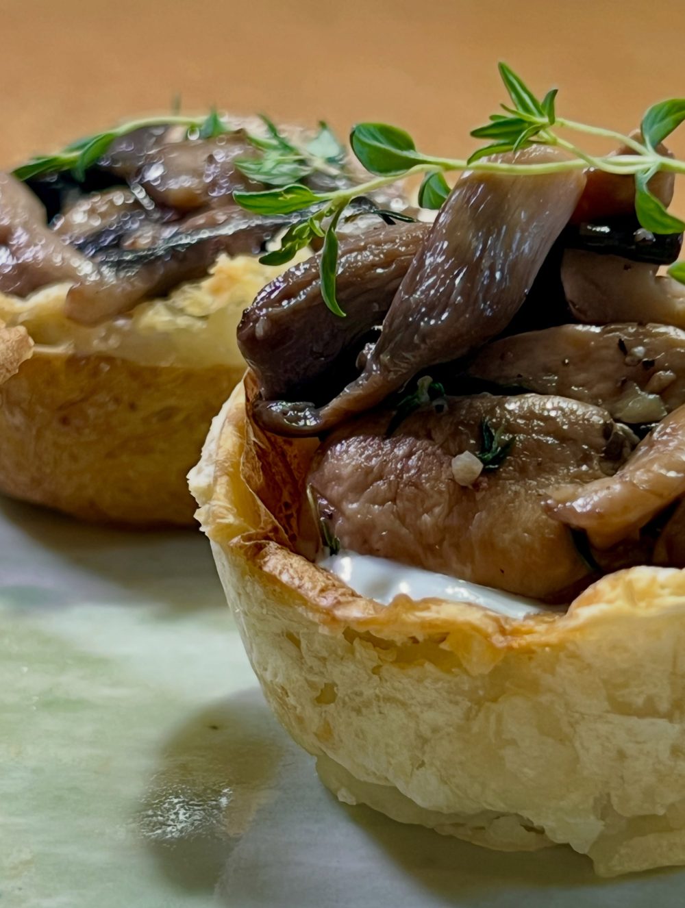 Mushroom Smashed Potato 5