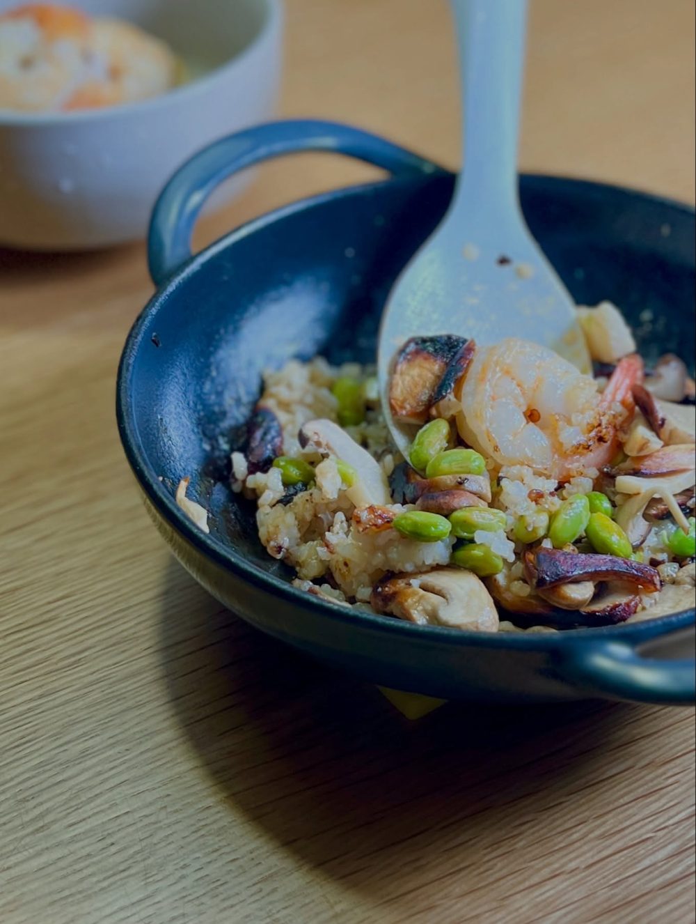 Buttery Tsuyu-Scented Cast Iron Pot Rice